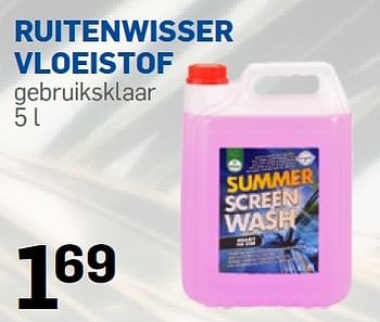 Aanbiedingen Ruitenwisser vloeistof gebruiksklaar - Huismerk - Action - Geldig van 06/07/2015 tot 31/08/2015 bij Action