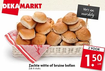 Aanbiedingen Zachte witte of bruine bollen - Huismerk - Deka Markt - Geldig van 26/07/2015 tot 01/08/2015 bij Deka Markt