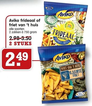 Aanbiedingen Aviko frideaal of friet van `t huis - Aviko - Geldig van 26/07/2015 tot 01/08/2015 bij Em-té