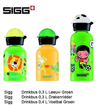 Aanbiedingen Sigg drinkbus leeuw groen - Sigg - Geldig van 31/07/2015 tot 13/09/2015 bij Multi Bazar