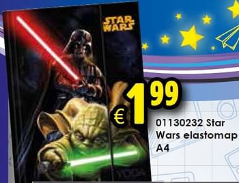 Aanbiedingen Star wars elastomap a4 - Star Wars - Geldig van 01/08/2015 tot 06/09/2015 bij ToyChamp