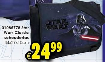 Aanbiedingen Star wars classic schoudertas - Star Wars - Geldig van 01/08/2015 tot 06/09/2015 bij ToyChamp
