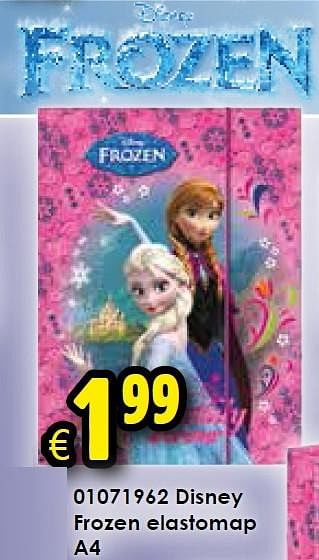 Aanbiedingen Disney frozen elastomap a4 - Disney  Frozen - Geldig van 01/08/2015 tot 06/09/2015 bij ToyChamp