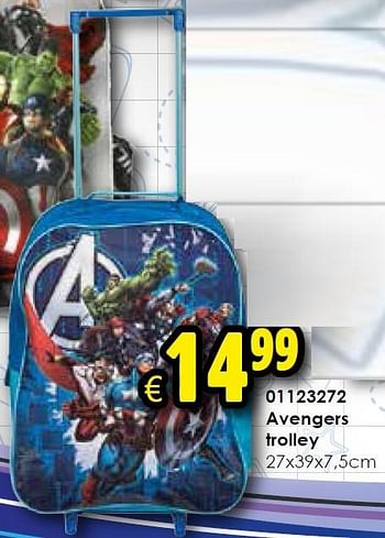 Aanbiedingen Avengers trolley - Avengers - Geldig van 01/08/2015 tot 06/09/2015 bij ToyChamp