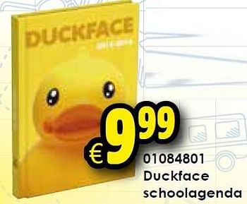 Aanbiedingen Duckface schoolagenda - Duckface - Geldig van 01/08/2015 tot 06/09/2015 bij ToyChamp