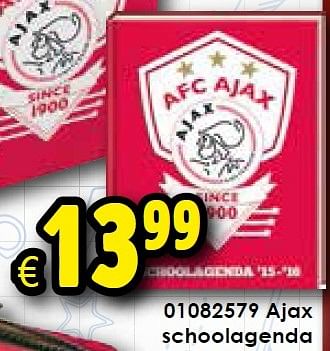 Aanbiedingen Ajax schoolagenda - AFC Ajax - Geldig van 01/08/2015 tot 06/09/2015 bij ToyChamp
