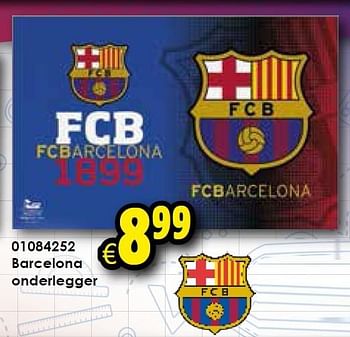 Aanbiedingen Barcelona onderlegger - FC Barcelona - Geldig van 01/08/2015 tot 06/09/2015 bij ToyChamp