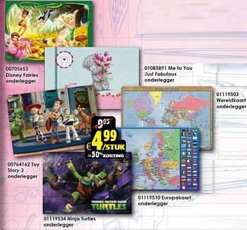 Aanbiedingen Wereldkaart onderlegger - Huismerk - Toychamp - Geldig van 01/08/2015 tot 06/09/2015 bij ToyChamp