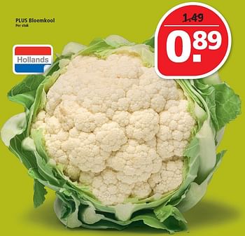 Aanbiedingen Plus bloemkool - Huismerk - Plus - Geldig van 27/07/2015 tot 01/08/2015 bij Plus