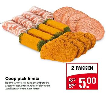 Aanbiedingen Coop pick + mix - Huismerk - Coop - Geldig van 27/07/2015 tot 02/08/2015 bij Coop