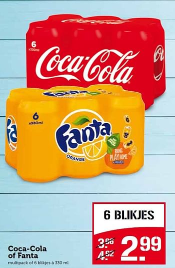 Aanbiedingen Coca-cola of fanta - Coca Cola - Geldig van 27/07/2015 tot 02/08/2015 bij Coop