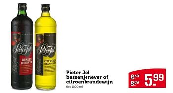 Aanbiedingen Pieter jol bessenjenever of citroenbrandewijn - Huismerk - Coop - Geldig van 27/07/2015 tot 02/08/2015 bij Coop