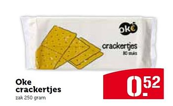 Aanbiedingen Oke crackertjes - Oké - Geldig van 27/07/2015 tot 02/08/2015 bij Coop