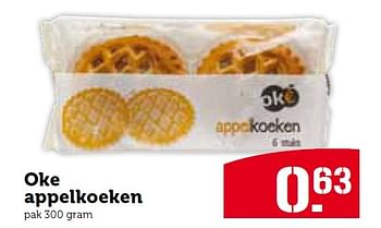 Aanbiedingen Oke appelkoeken - Oké - Geldig van 27/07/2015 tot 02/08/2015 bij Coop