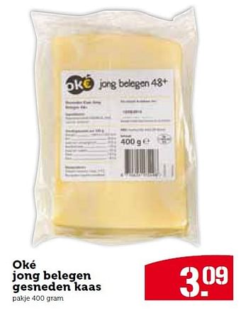 Aanbiedingen Oké jong belegen gesneden kaas - Oké - Geldig van 27/07/2015 tot 02/08/2015 bij Coop