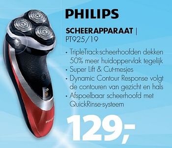 Aanbiedingen Philips scheerapparaat pt925-19 - Philips - Geldig van 27/07/2015 tot 02/08/2015 bij Expert