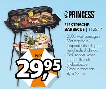 Aanbiedingen Princess elektrische barbecue 112247 - Princess - Geldig van 27/07/2015 tot 02/08/2015 bij Expert