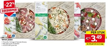 Aanbiedingen Verse pizza - Chef select - Geldig van 27/07/2015 tot 02/08/2015 bij Lidl
