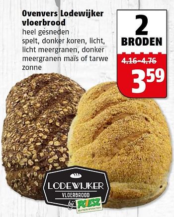 Aanbiedingen Ovenvers lodewijker vloerbrood - Huismerk Poiesz - Geldig van 27/07/2015 tot 02/08/2015 bij Poiesz