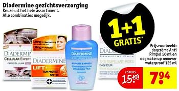 Aanbiedingen Diadermine gezichtsverzorging - Diadermine - Geldig van 28/07/2015 tot 02/08/2015 bij Kruidvat