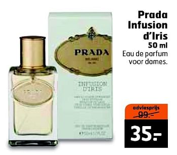 Aanbiedingen Prada infusion d`iris - Prada - Geldig van 28/07/2015 tot 02/08/2015 bij Trekpleister