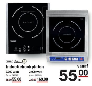 Aanbiedingen Inductiekookplaten - Elite - Geldig van 16/07/2015 tot 03/08/2015 bij Sligro