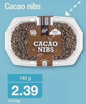 Aanbiedingen Cacao nibs - Nature's Gift - Geldig van 29/07/2015 tot 04/08/2015 bij Aldi