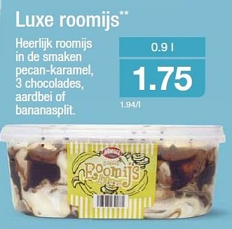 Aanbiedingen Luxe roomijs - Huismerk - Aldi - Geldig van 29/07/2015 tot 04/08/2015 bij Aldi