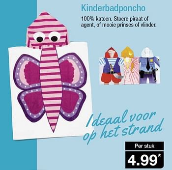 Aanbiedingen Kinderbadponcho - Huismerk - Aldi - Geldig van 29/07/2015 tot 04/08/2015 bij Aldi