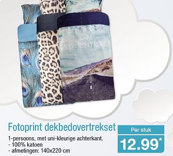 Aanbiedingen Fotoprint dekbedovertrekset - Huismerk - Aldi - Geldig van 29/07/2015 tot 04/08/2015 bij Aldi