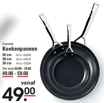 Aanbiedingen Creuset koekenpannen - Le creuset - Geldig van 16/07/2015 tot 03/08/2015 bij Sligro