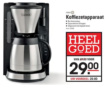 Aanbiedingen Donna koffiezetapparaat - Donna - Geldig van 16/07/2015 tot 03/08/2015 bij Sligro