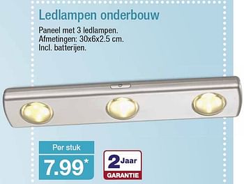 Aanbiedingen Ledlampen onderbouw - Huismerk - Aldi - Geldig van 29/07/2015 tot 04/08/2015 bij Aldi