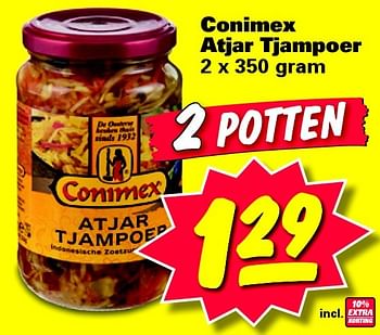 Aanbiedingen Conimex atjar tjampoer - Conimex - Geldig van 27/07/2015 tot 02/08/2015 bij Nettorama