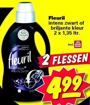 Aanbiedingen Fleuril intens zwart of briljante kleur - Fleuril - Geldig van 27/07/2015 tot 02/08/2015 bij Nettorama