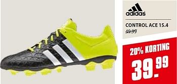 Aanbiedingen Control ace 15.4 - Adidas - Geldig van 23/07/2015 tot 09/08/2015 bij Aktiesport