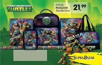 Aanbiedingen Rugzak - Ninja Turtles - Geldig van 04/08/2015 tot 08/09/2015 bij Supra Bazar