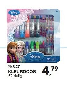 Aanbiedingen Kleurdoos - Disney  Frozen - Geldig van 04/08/2015 tot 08/09/2015 bij Supra Bazar