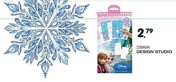 Aanbiedingen Design studio - Disney  Frozen - Geldig van 04/08/2015 tot 08/09/2015 bij Supra Bazar