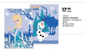 Aanbiedingen Tapijt frozen - Disney  Frozen - Geldig van 04/08/2015 tot 08/09/2015 bij Supra Bazar