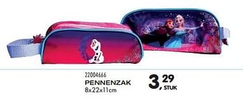 Aanbiedingen Pennenzak - Disney  Frozen - Geldig van 04/08/2015 tot 08/09/2015 bij Supra Bazar