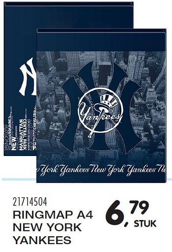 Aanbiedingen Ringmap a4 new york yankees - Huismerk - Supra Bazar - Geldig van 04/08/2015 tot 08/09/2015 bij Supra Bazar