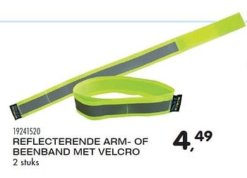 Aanbiedingen Reflecterende arm- of beenband met velcro - Huismerk - Supra Bazar - Geldig van 04/08/2015 tot 08/09/2015 bij Supra Bazar