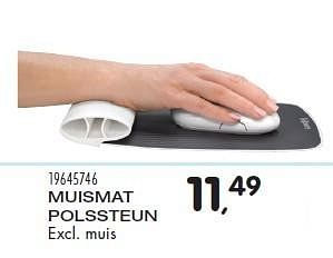 Aanbiedingen Muismat polssteun - Fellowes - Geldig van 04/08/2015 tot 08/09/2015 bij Supra Bazar