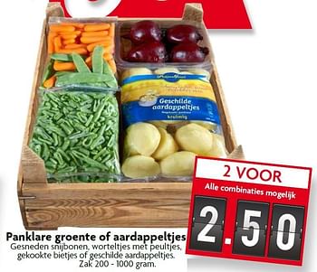 Aanbiedingen Panklare groente of aardappeltjes - Huismerk - Deka Markt - Geldig van 02/08/2015 tot 08/08/2015 bij Deka Markt