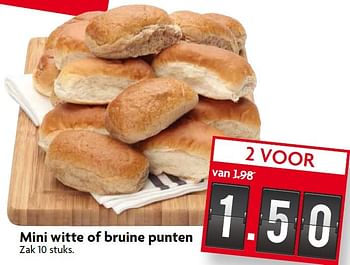 Aanbiedingen Mini witte of bruine punten - Huismerk - Deka Markt - Geldig van 02/08/2015 tot 08/08/2015 bij Deka Markt