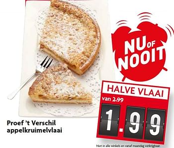 Aanbiedingen Proef `t verschil appelkruimelvlaai - Huismerk - Deka Markt - Geldig van 02/08/2015 tot 08/08/2015 bij Deka Markt