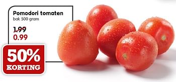Aanbiedingen Pomodori tomaten - Huismerk - Em-té - Geldig van 02/08/2015 tot 08/08/2015 bij Em-té
