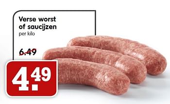 Aanbiedingen Verse worst of saucijzen - Huismerk - Em-té - Geldig van 02/08/2015 tot 08/08/2015 bij Em-té
