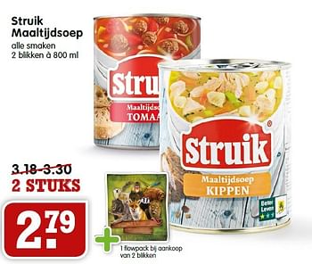 Aanbiedingen Struik maaltijdsoep - Struik - Geldig van 02/08/2015 tot 08/08/2015 bij Em-té